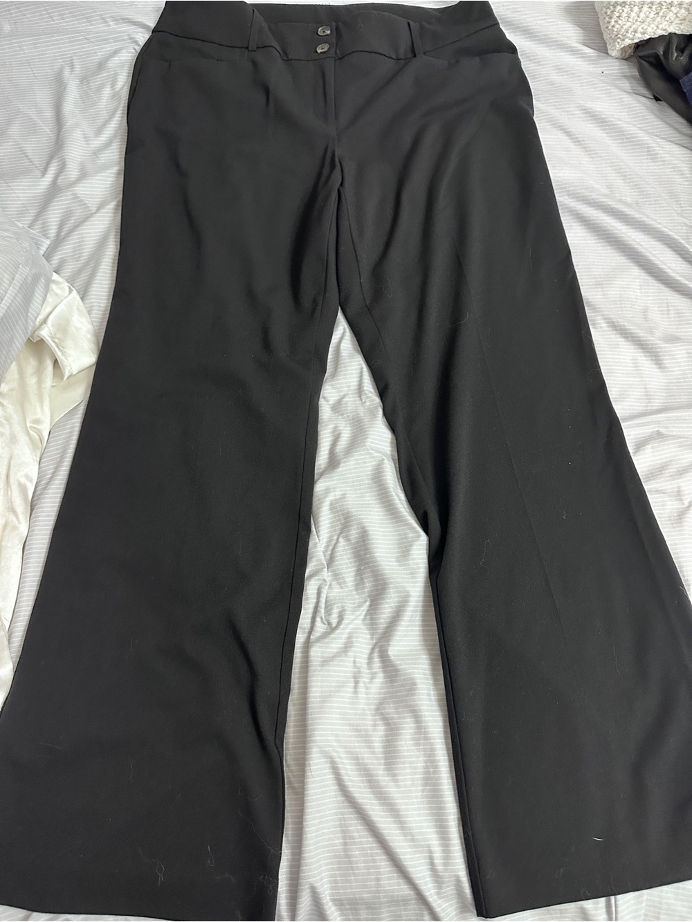 Alfani Black Wide-Leg Dress Pants
